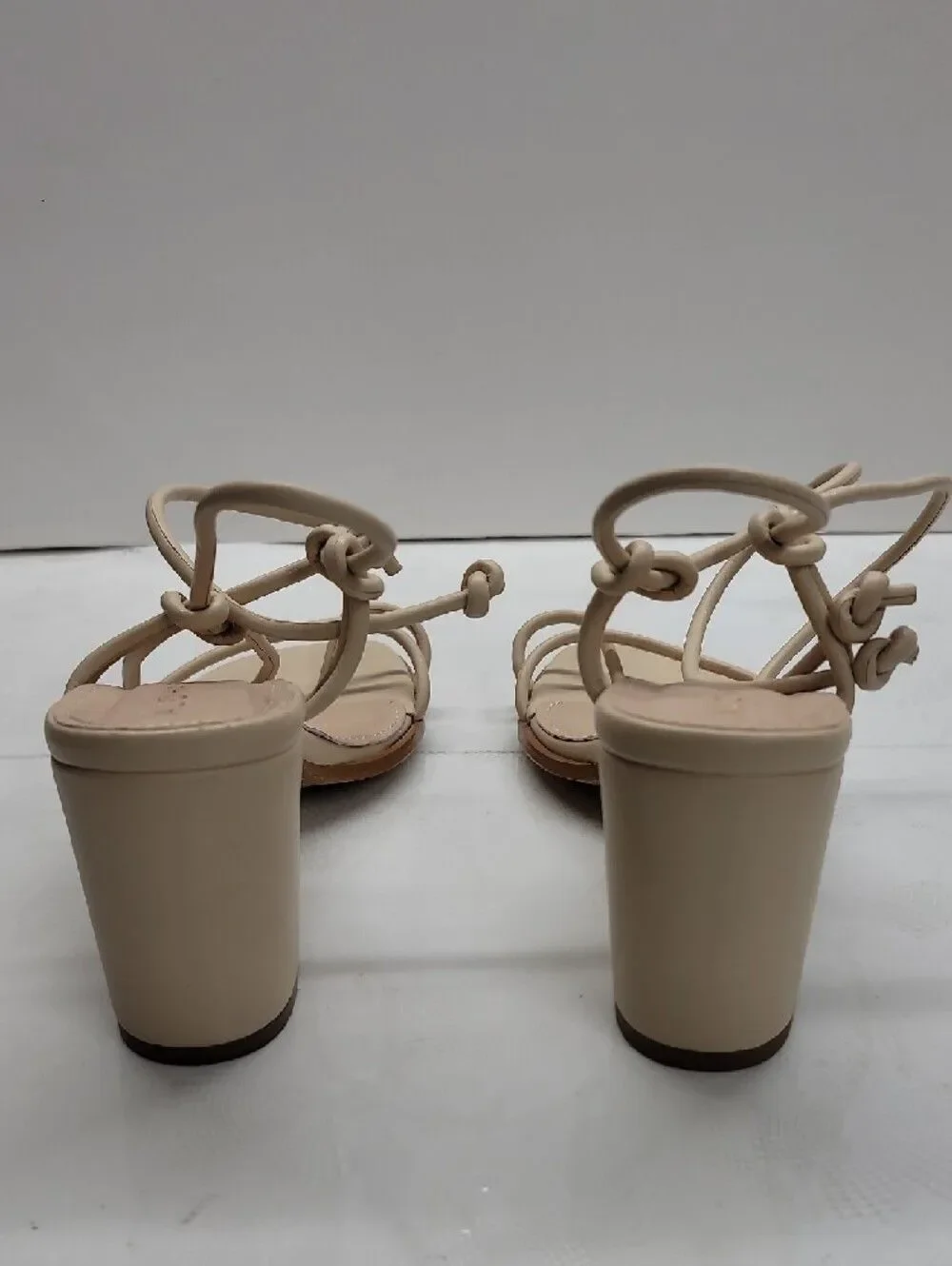 Alohas Grace Wrap Up Black Heel Sandals Size 40